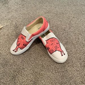 Bucketfeet slide on sneakers. Limited edition